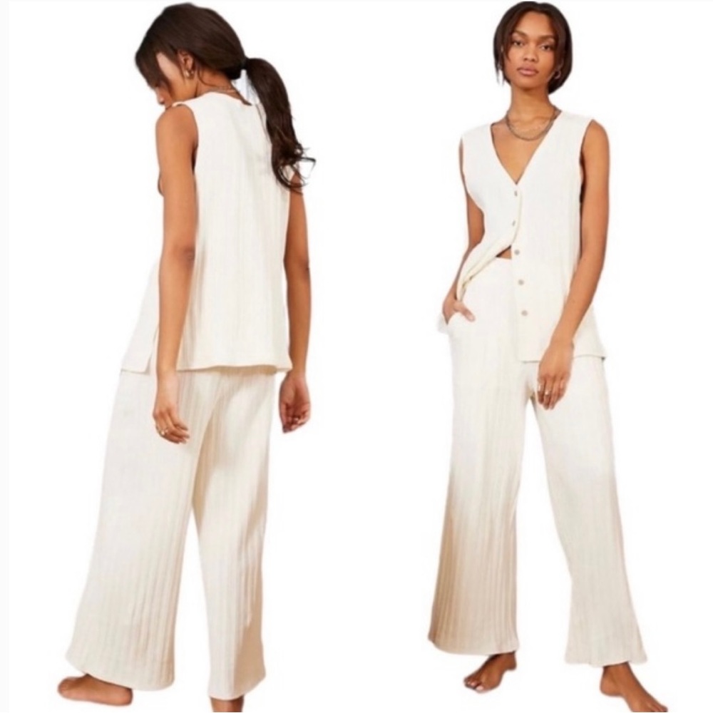 Free People Beach Top and Pant Set